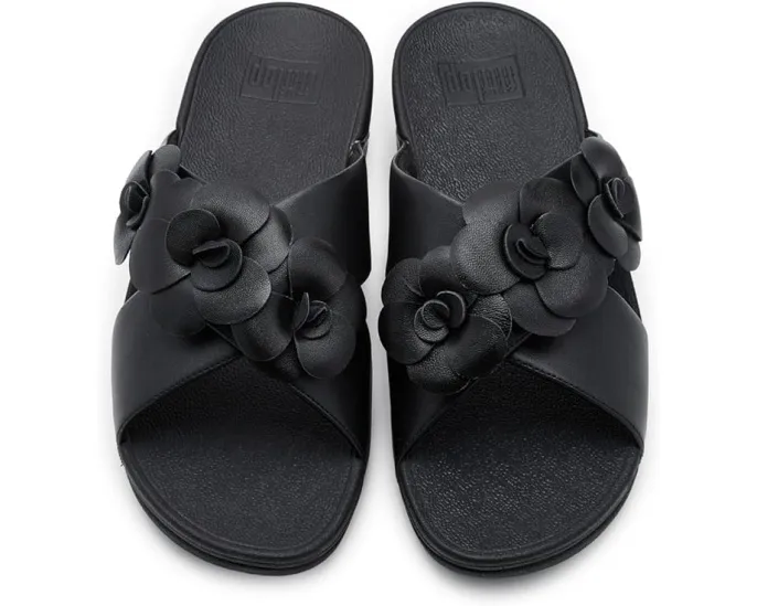 Сланцы FitFlop Lulu Flower Cross с цветочным перекрестным дизайном