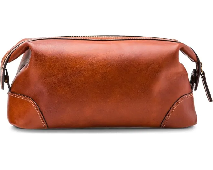 Дорожный набор для бритья Dolce Collection от Bosca из кожи