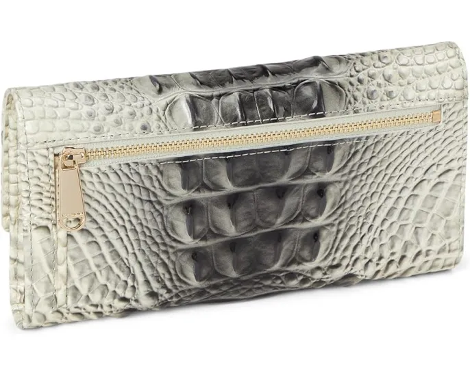 Кошелек Brahmin Cordelia из кожи с тиснением под крокодила
