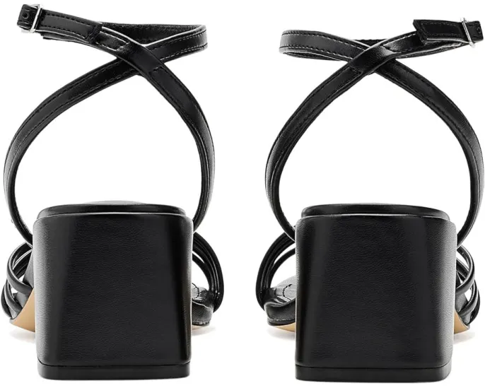 Босоножки Calvin Klein Pazey на устойчивом каблуке с квадратным носком