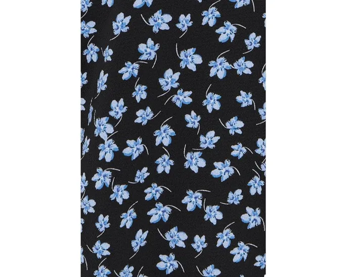 Блузка CeCe Elbow Sleeve Split-Neck с цветочным принтом