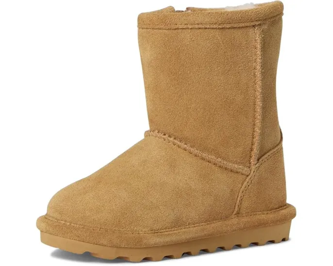 Ботинки Bearpaw Kids Elle Zipper с боковой молнией и мягкой шерстяной подкладкой