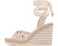 Босоножки-танкетки Bealie с плетеным верхом и шнуровкой Vince Camuto