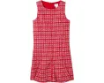 Платье Lilly Pulitzer Kids Mini Enya с клетчатым принтом и застежкой на молнии