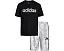 Детский комплект adidas Kids Aop Camo с футболкой и шортами в камуфляжном принте