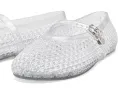 Детские балетки Steve Madden Kids Krista из прозрачного желе с плетением