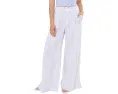 XCVI Штаны Muriel Wide Leg в полоску белые