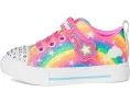 Детские кроссовки SKECHERS KIDS Twinkle Sparks 314829N с подсветкой и липучкой
