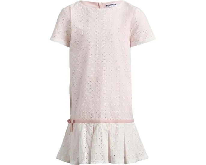 Платье Eve Dress от Appaman Kids с круглым вырезом и короткими рукавами