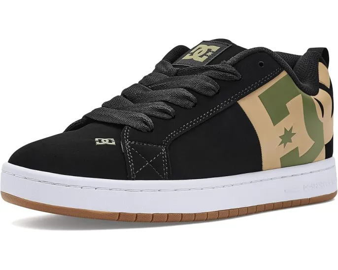 Кроссовки DC Court Graffik SQ с логотипом бренда и круглым носком