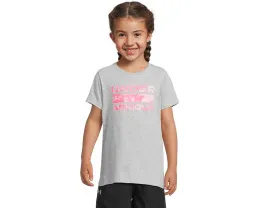 Футболка Under Armour Kids с логотипом и прямым подолом