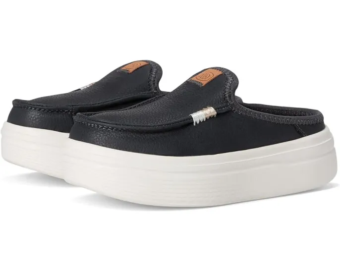 Детские кроссовки Hey Dude Kids Austin Lift Y Leather на платформе с гибкой подошвой
