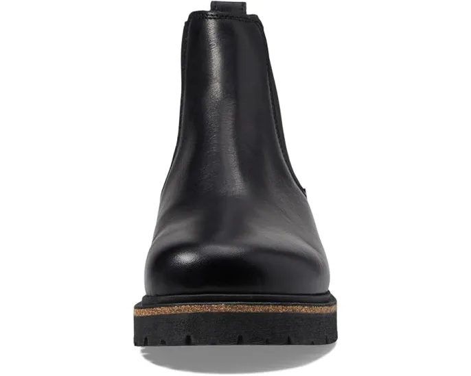 Ботинки Birkenstock Highwood Slip-On Deep Blue из замши с пробковой стелькой