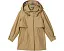 Детское тренч Zoe от Burberry Kids с капюшоном и клетчатой подкладкой