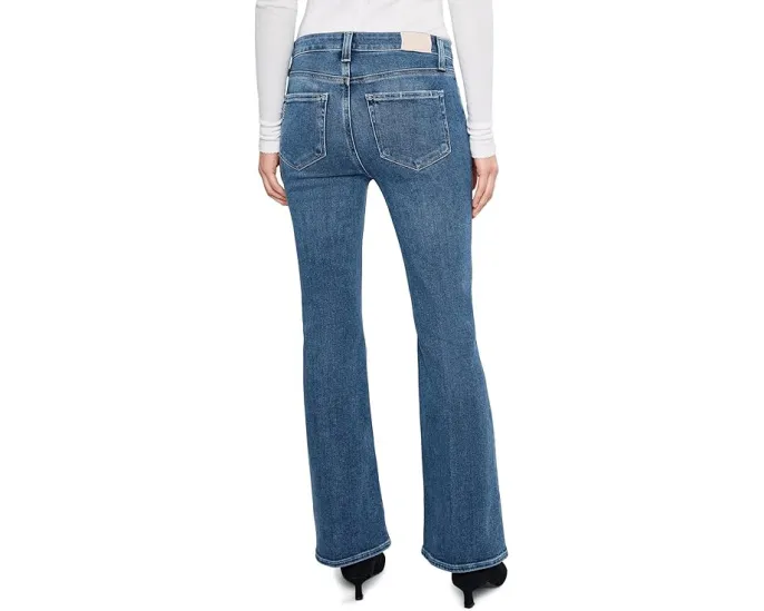 Джинсы High-Rise Laurel Canyon Petite от Paige в цвете Monaco Mist