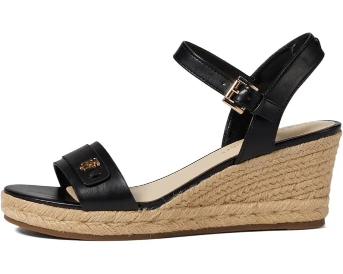 Сандалии Tommy Hilfiger Genavo на танкетке с плетеным ремешком и миндалевидным носком