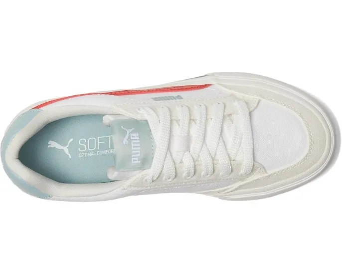 Детские кроссовки Puma Court Classic Vulc с кожаным верхом и вулканизированной подошвой