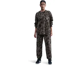 Штаны Nike Sportswear Phoenix Fleece с принтом и высокой посадкой