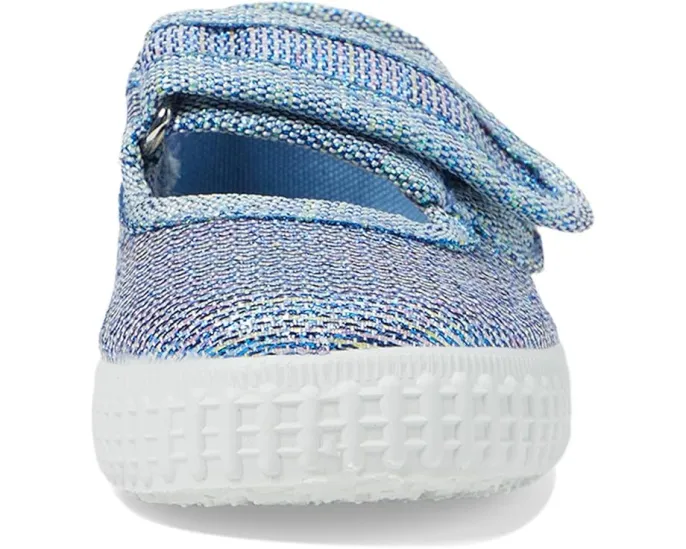 Детские туфли-слипоны Cienta Kids Shoes 56083 с металлическим блеском