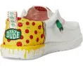 Слипоны Hey Dude Wally Funk TMNT Pizza на текстильной подошве с эластичными шнурками