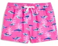 The Great Pink Sharks Lined Swim Trunk (Big Kid)