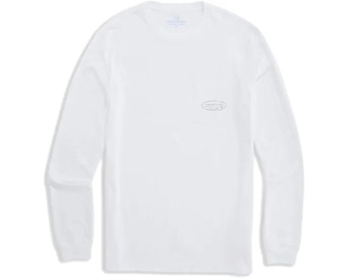 Vineyard Vines футболка с принтом и карманом из мягкого хлопка
