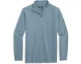 Vineyard Vines Толстовка Saltwater 1/4 Zip с вышивкой кита и влагоотводящими свойствами