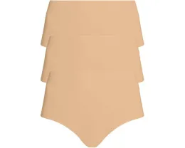 Комплект из 3 бикини Commando с высоким поясом из микроволокна