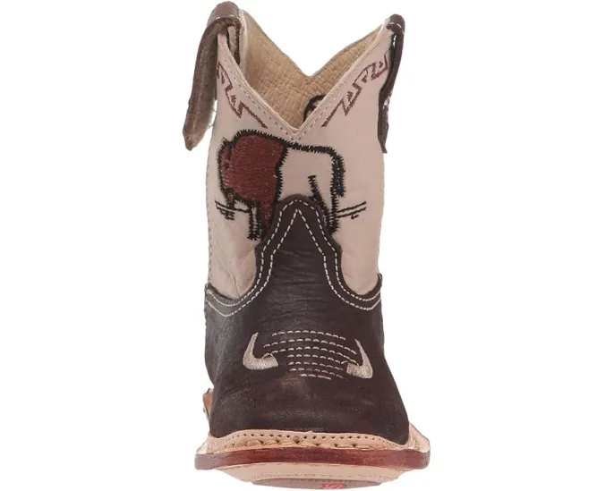 Детские ковбойские сапоги Roper Kids Cowbaby Buffalo с вышивкой бизона
