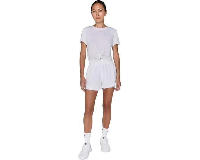 Nike Dri-FIT шорты 2-в-1 с высокой талией и внутренним слоем 8 см