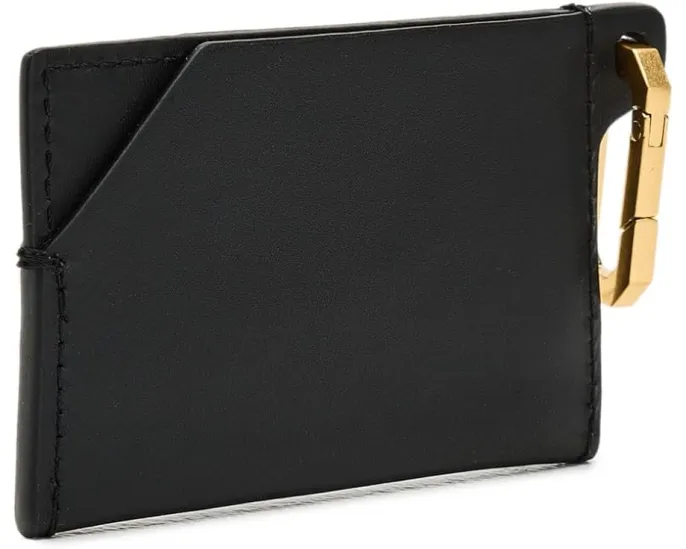 Кардхолдер AllSaints Hex с карабином из премиальной кожи