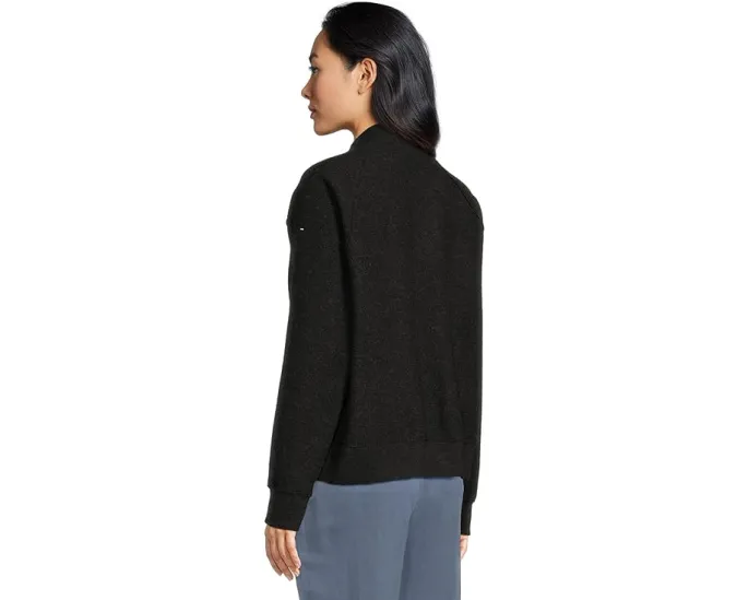 Eileen Fisher легкая жакет из валяной шерсти со стойкой и карманами