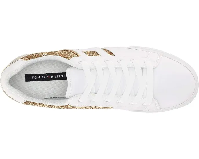 Кроссовки Tommy Hilfiger Lemii с кожаным верхом и блестками