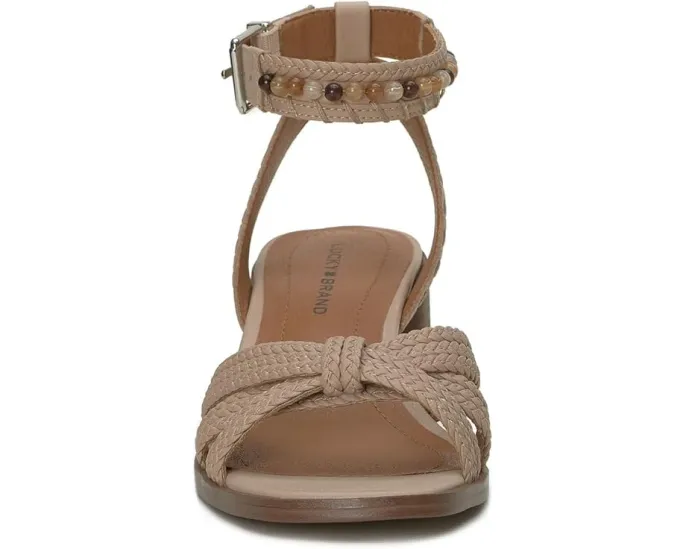 Сандалии Jathan от Lucky Brand с квадратным носком и каблуком из наборного материала