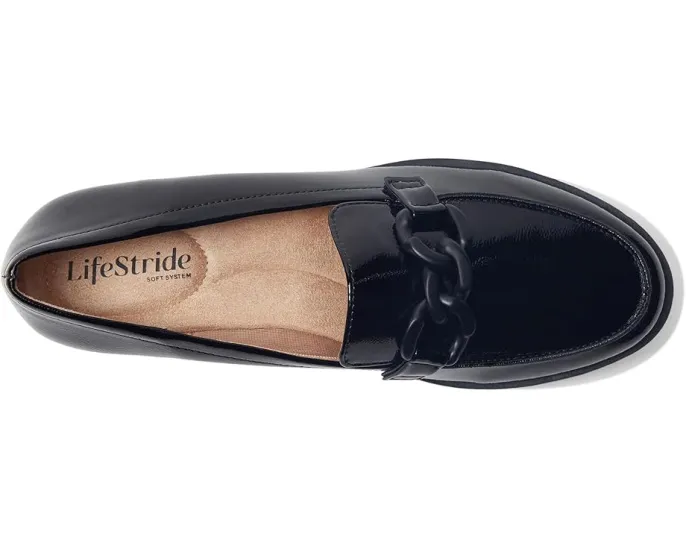 Лоферы LifeStride London 2 из искусственной кожи с комфортной стелькой Soft System