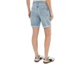 Шорты Ex-Boyfriend Mid-Rise Slouchy из хлопка AG Jeans с длиной шагового шва 7 дюймов