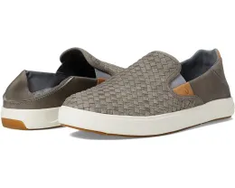 OluKai Lae'ahi Lauhala лоферы из кожи с текстильной подкладкой