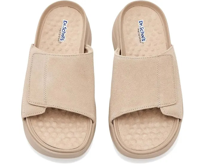 Сандалии Dr. Scholl's Feel Calm Recovery с замшевым верхом и каблуком 4.8 см