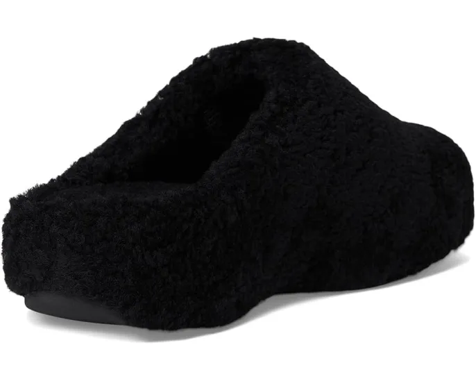 Тапочки-клоги Shuv Curly-Shearling из овчины с подошвой Microwobbleboard FitFlop
