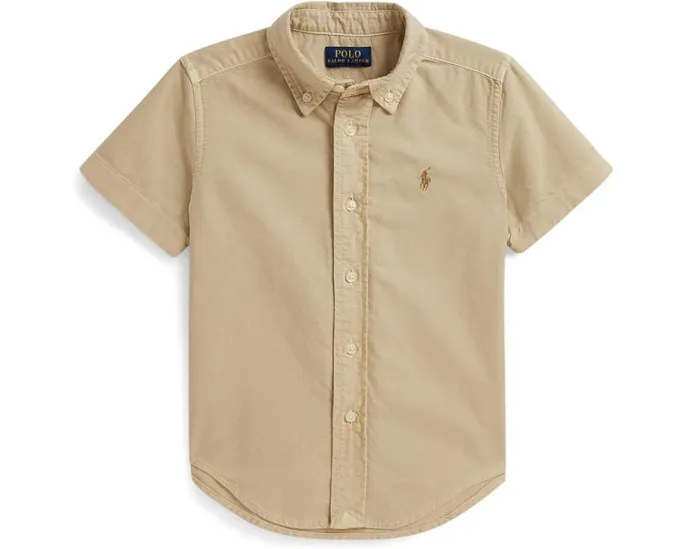 Оксфордская рубашка из окрашенного хлопка для старших детей Polo Ralph Lauren