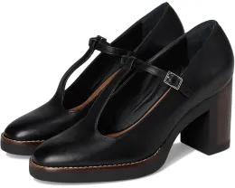 Туфли-лодочки Bernardo Noto на деревянном каблуке с Т-образным ремешком