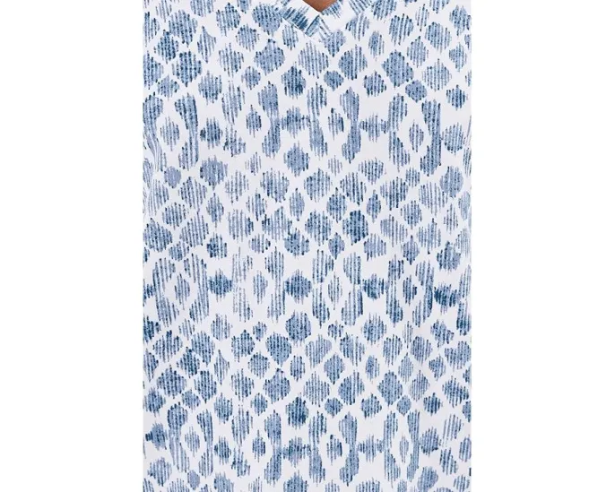 Футболка Tommy Bahama с V-образным вырезом и геометрическим принтом из тенселя