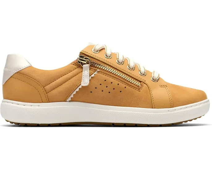 Кроссовки Clarks Nalle Zen из нубука и замши с боковой молнией