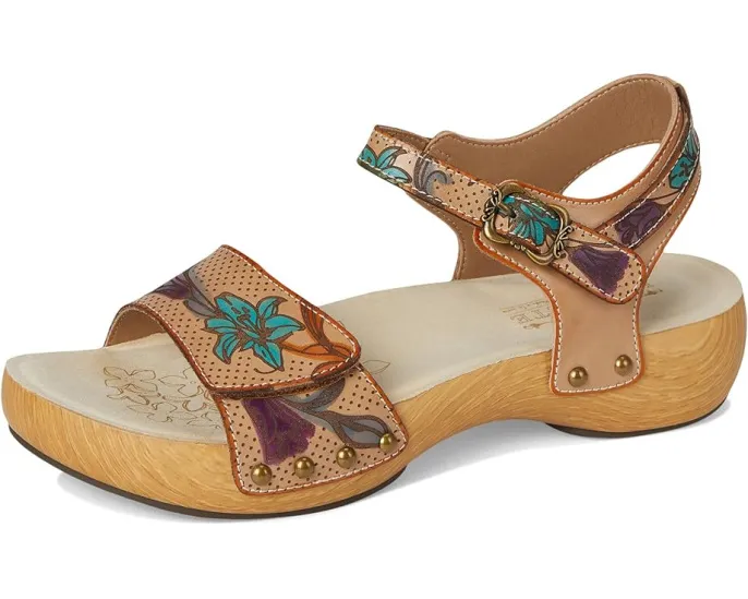 Сандалии Dakoa с круглым носком и регулируемыми ремешками на липучке