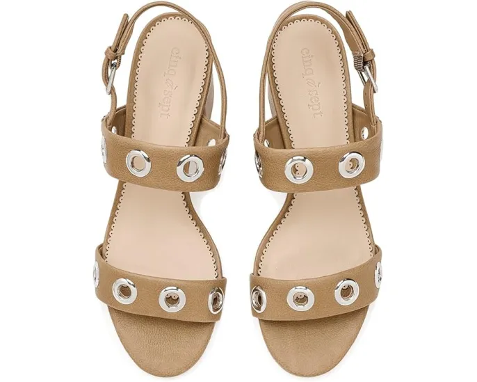 Босоножки Gemma Grommets на устойчивом каблуке с люверсами