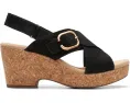 Босоножки Clarks Giselle Dove на клине с перекрещивающимися ремешками
