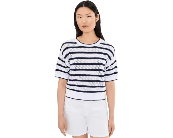 Джемпер Beckham Short Sleeve Stripe полоска Splendid