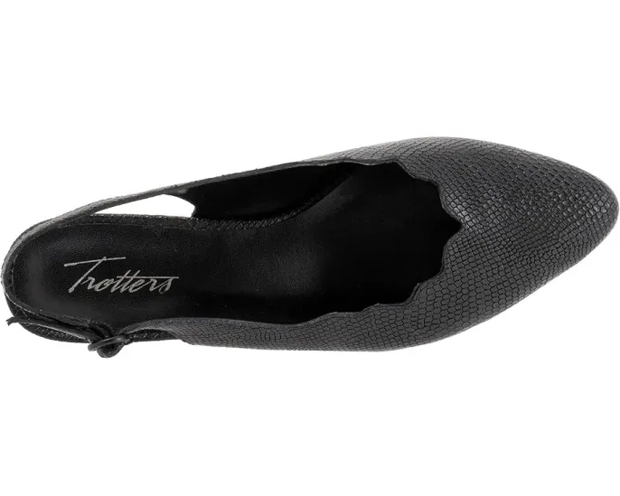 Туфли на каблуке Trotters Joselyn с мысиком и ремешком на щиколотке