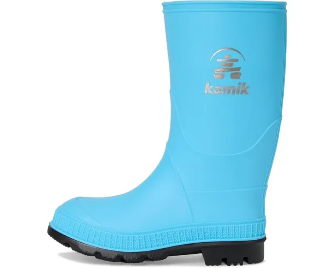 Резиновые сапоги Kamik Stomp для детей голубые с водоотталкивающим верхом