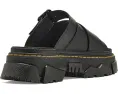 Сланцы Dr. Martens Mattison с круглым носком и пряжкой на платформе